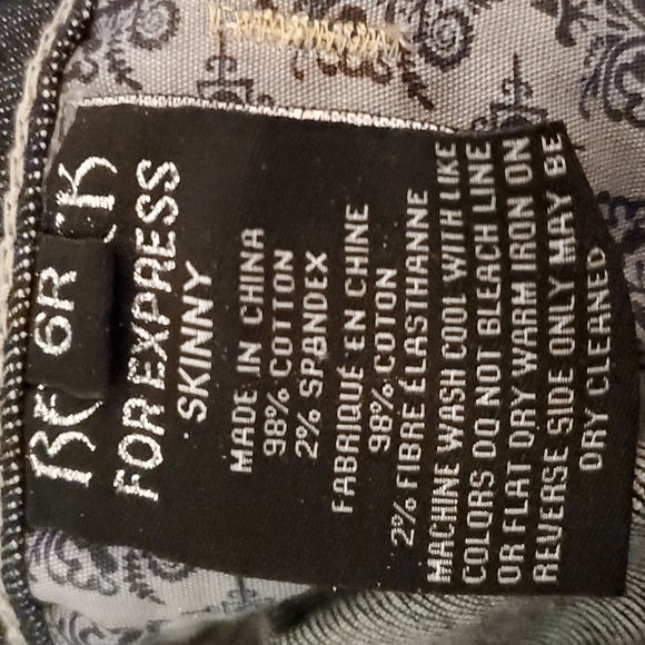 Rerock skinny Jeans for Express size 6 - Picture 6 of 8